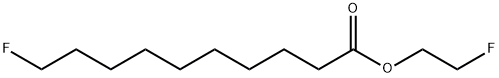 10-Fluorodecanoic acid 2-fluoroethyl ester 结构式