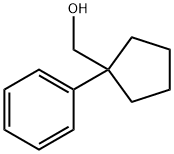 (1-苯基环戊基)甲醇 结构式
