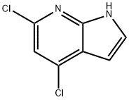 4,6-二氯-7-氮杂吲哚 结构式
