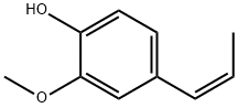 (Z)-2-methoxy-4-(prop-1-enyl)phenol 结构式