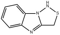 1H,3H-[1,2,3]Thiadiazolo[3,4-a]benzimidazole(9CI) 结构式