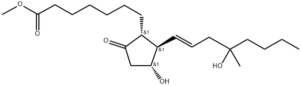 米索前列醇 结构式