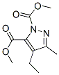 1H-Pyrazole-1,5-dicarboxylicacid,4-ethyl-3-methyl-,dimethylester(9CI) 结构式