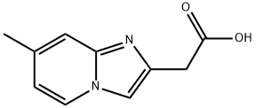 (7-METHYL-IMIDAZO[1,2-A]PYRIDIN-2-YL)-ACETIC ACID 结构式