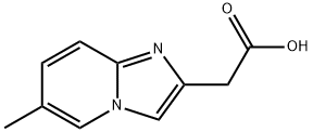 (6-METHYL-IMIDAZO[1,2-A]PYRIDIN-2-YL)-ACETIC ACID 结构式