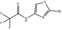 N-(2-溴噻唑-4-基)-2,2,2-三氟乙酰胺 结构式