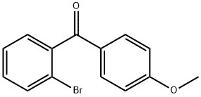 (2-溴苯基)(4-甲氧基苯基)甲酮 结构式