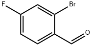 2-溴-4-氟苯甲醛 结构式