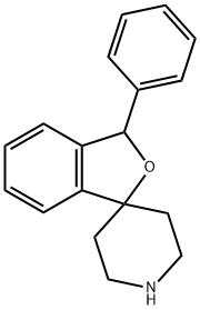 3-Phenylspiro[isobenzofuran-1(3H),4'-piperidine] 结构式