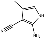 2-氨基-4-甲基吡咯-3-甲腈 结构式