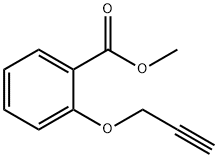 2-(丙-2-炔-1-基氧基)苯甲酸甲酯 结构式