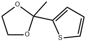 2-乙酰基噻吩乙二醇缩醛 结构式