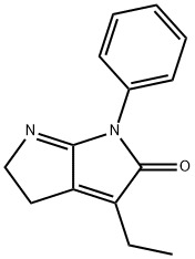 Pyrrolo[2,3-b]pyrrol-2(1H)-one, 3-ethyl-4,5-dihydro-1-phenyl- (9CI) 结构式