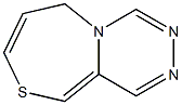 6H-[1,2,4]Triazino[5,4-c][1,4]thiazepine(9CI) 结构式