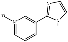 Pyridine,  3-(1H-imidazol-2-yl)-,  1-oxide 结构式