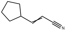 3-环戊基丙烯腈 结构式
