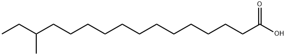 14-甲基十六烷酸 结构式