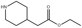 4-哌啶醋酸乙酯 结构式