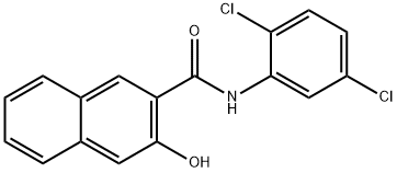 N-(2,5-dichlorophenyl)-3-hydroxynaphthalene-2-carboxamide 结构式