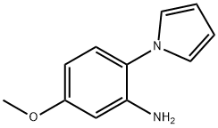 5-甲氧基-2-(1H-吡咯-1-基)苯胺 结构式