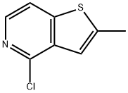 4-氯-2-甲基噻吩[3,2-C]吡啶 结构式