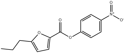 4-nitrophenyl 5-n-propyl-2-furoate 结构式