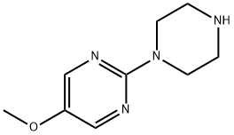 5-Methoxy-2-(piperazin-1-yl)pyrimidine 结构式