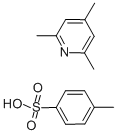 2,4,6-三甲基吡啶对甲苯磺酸盐 结构式
