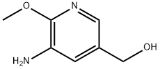 3-Pyridinemethanol,  5-amino-6-methoxy- 结构式