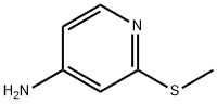 2-(甲硫基)-4-氨基吡啶 结构式