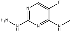 2(1H)-Pyrimidinone,5-fluoro-4-(methylamino)-,hydrazone(9CI) 结构式