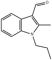 1H-Indole-3-carboxaldehyde,2-methyl-1-propyl-(9CI) 结构式