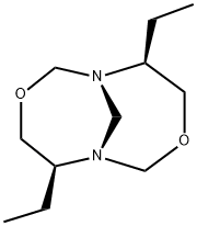 3,8-Dioxa-1,6-diazabicyclo[4.4.1]undecane,5,10-diethyl-,(1S,5S,6S,10S)-(9CI) 结构式