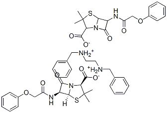 苄星青霉素 V 结构式