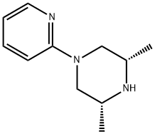 Piperazine, 3,5-dimethyl-1-(2-pyridinyl)-, cis- (9CI) 结构式