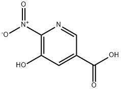 6-硝基-5-羟基烟酸 结构式