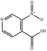 3-硝基-4-吡啶羧酸 结构式
