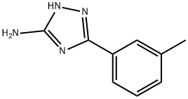 5-(3-甲基苯基)-4H-1,2,4-三唑-3-胺 结构式