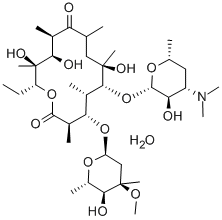 罗红霉素杂质 A 结构式