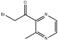 Ethanone, 2-bromo-1-(3-methylpyrazinyl)- (9CI) 结构式