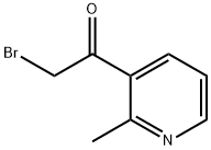 2-溴-1-(2-甲基吡啶-3-基)乙酮 结构式