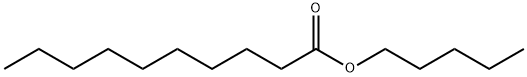 癸酸正戊酯 结构式