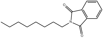 2-辛基异二氢吲哚-1,3-二酮 结构式