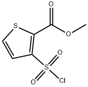 3-氯磺酰基-2-噻吩甲酸甲酯 结构式