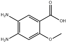 4,5-diamino-o-anisic acid 结构式