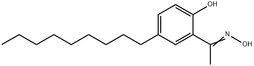 1-(2-羟基-5-壬苯基)乙酮肟 结构式