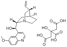 奎宁柠檬酸盐 结构式