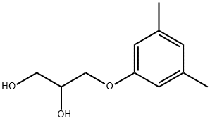 3-(3,5-二甲基苯氧基)-1,2-丙二醇 结构式