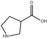 吡咯烷-3-甲酸 结构式