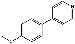 4-(4-甲氧基苯基)吡啶 结构式